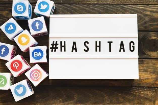 hashtags para redes sociais